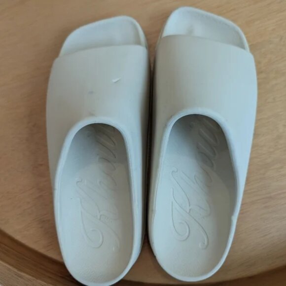 KHAITE Brighton Rubber Beach Summer Sandals Slides Shoes Womens Size 38 US 8 - Picture 1 of 7
